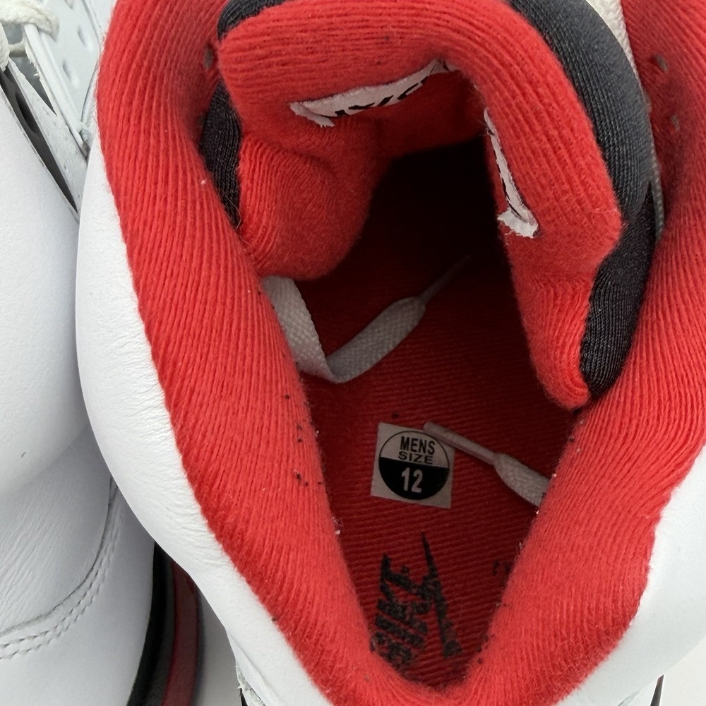 Air Jordan 5 Retro OG Fire Red Black Tongue HQ7978-101 12M clean/authenticated! - Picture 8 of 16